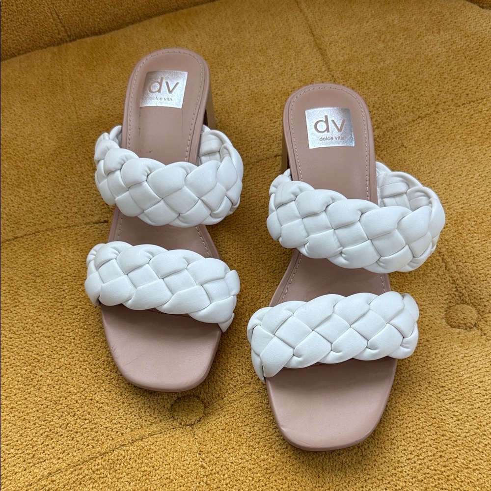 Dolce Vita Women's Cream Braided Sandals